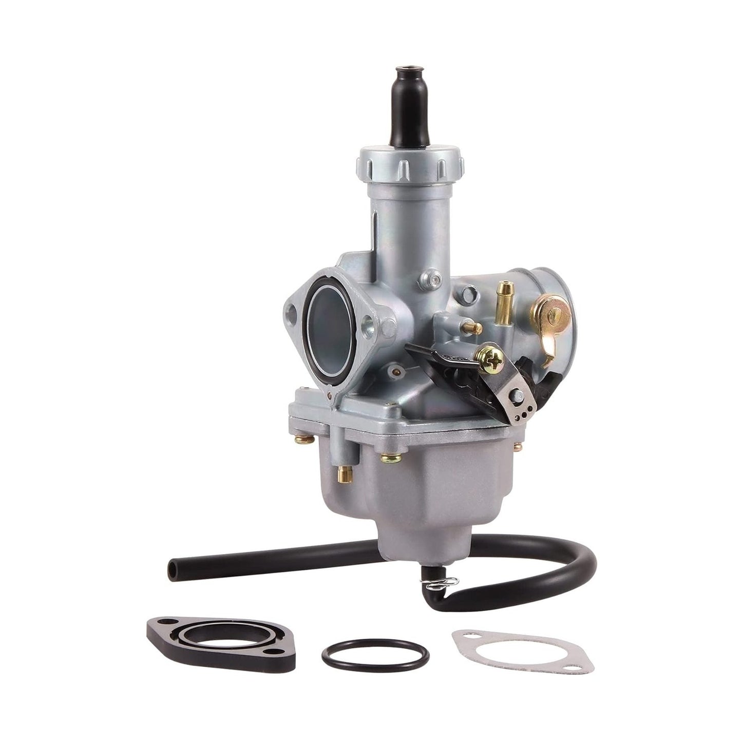 GOOFIT PZ27 27mm Carburetor with Hand Choke Replacement for 100cc 125cc 175cc 200cc ATV Dirt Bike CB125 XL125S TRX250 TRX 250EX