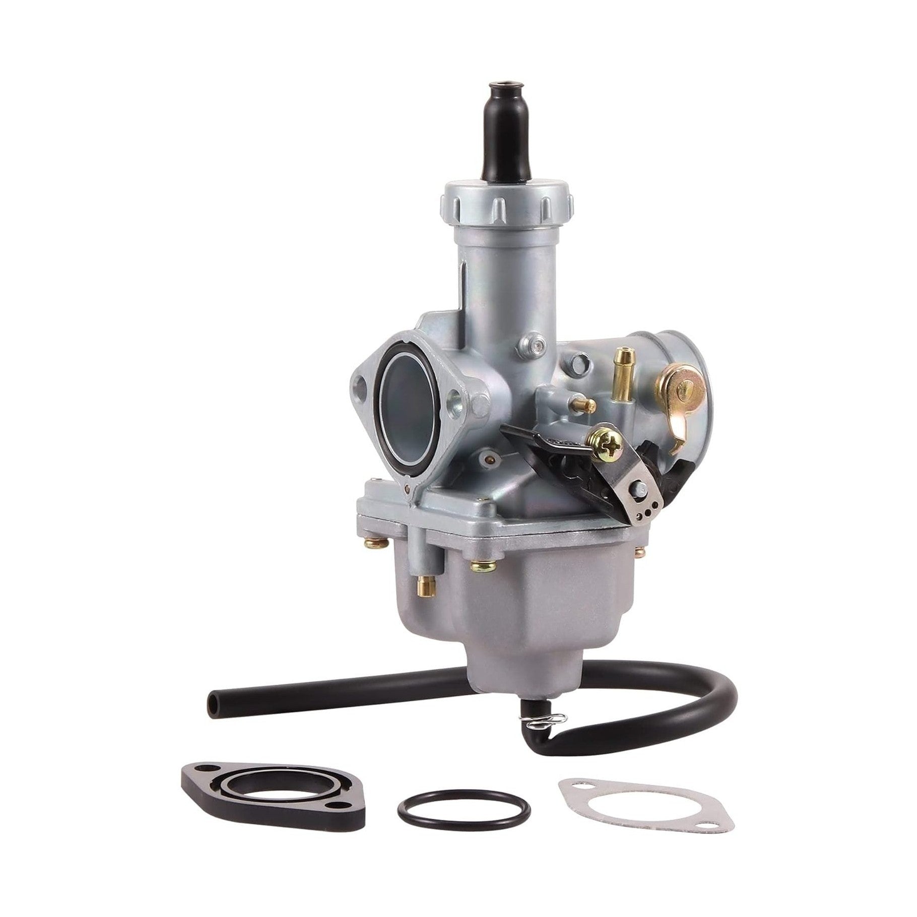 GOOFIT PZ27 27mm Carburetor with Hand Choke Replacement for 100cc 125cc 175cc 200cc ATV Dirt Bike CB125 XL125S TRX250 TRX 250EX