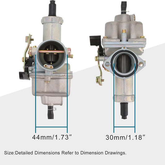 GOOFIT PZ30 Carburetor Cable Choke Lever Replacement for CG 150cc 200cc 250cc Engine 4 Wheeler ATV Quad Pit Dirt Bike Motorcycle