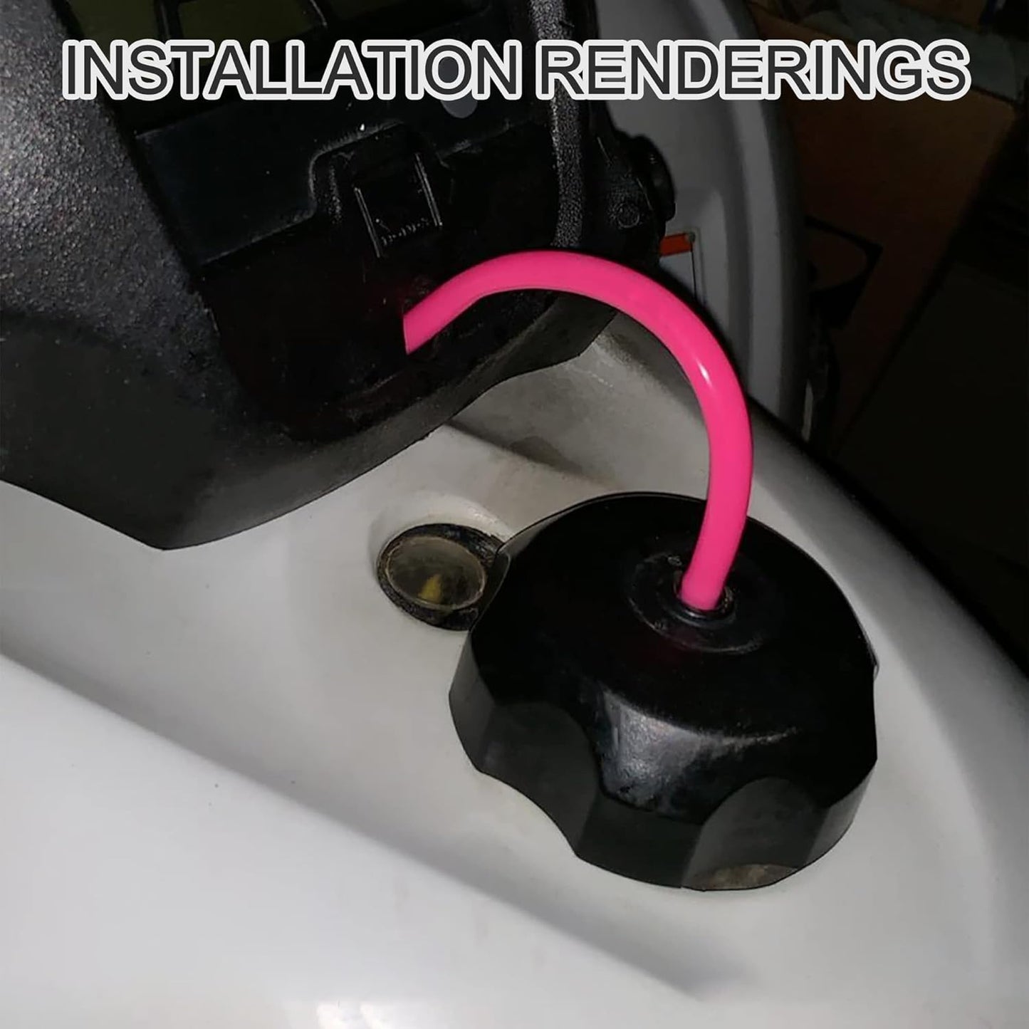 GOOFIT Pink Tubing Carburetor/fuel Vent Line for ATV Dirt Bike Go Kart Moped Pocket Bike