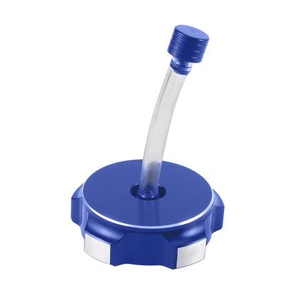 GOOFIT Racing Gas Fuel Tank Cap Replacement for SSR TTR BSE Taotao Kazuma Dirt Bike Motorcycle Pit Bike Blue