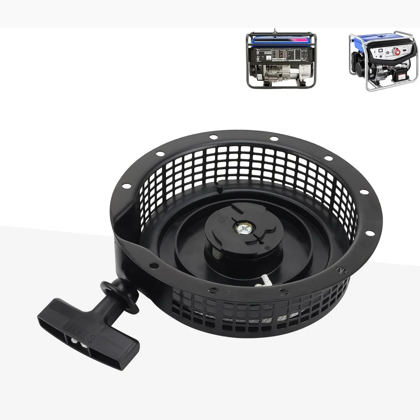 GOOFIT Recoil Pull Starter Assembly Replacement for EF6600 Generator Lawn Mower Engine - goofitmoto