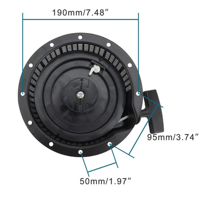GOOFIT Recoil Pull Starter Assembly Replacement for EF6600 Generator Lawn Mower Engine - goofitmoto