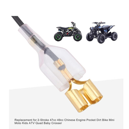 GOOFIT Red Ignition Coil with A7TC Spark Plug Replacement for 2-Stroke 47cc 49cc Chinese Engine Pocket Dirt Bike Mini Moto Kids ATV Quad Baby Crosser