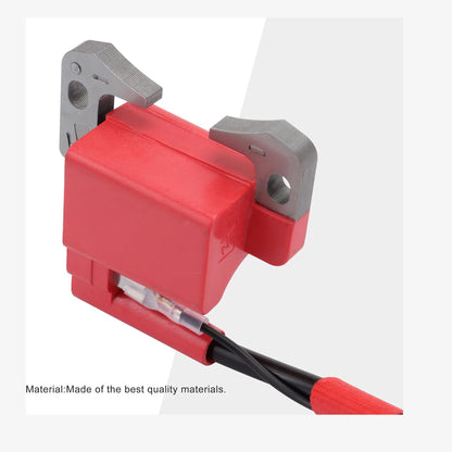 GOOFIT Red Ignition Coil with A7TC Spark Plug Replacement for 2-Stroke 47cc 49cc Chinese Engine Pocket Dirt Bike Mini Moto Kids ATV Quad Baby Crosser