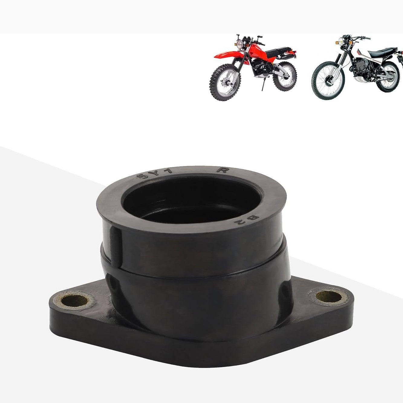 GOOFIT Rubber Coupler Pad Carburetor Interface Adapter Intake Manifold Replacement for XT550 XT 550 1982 1983 5Y1-13586-01