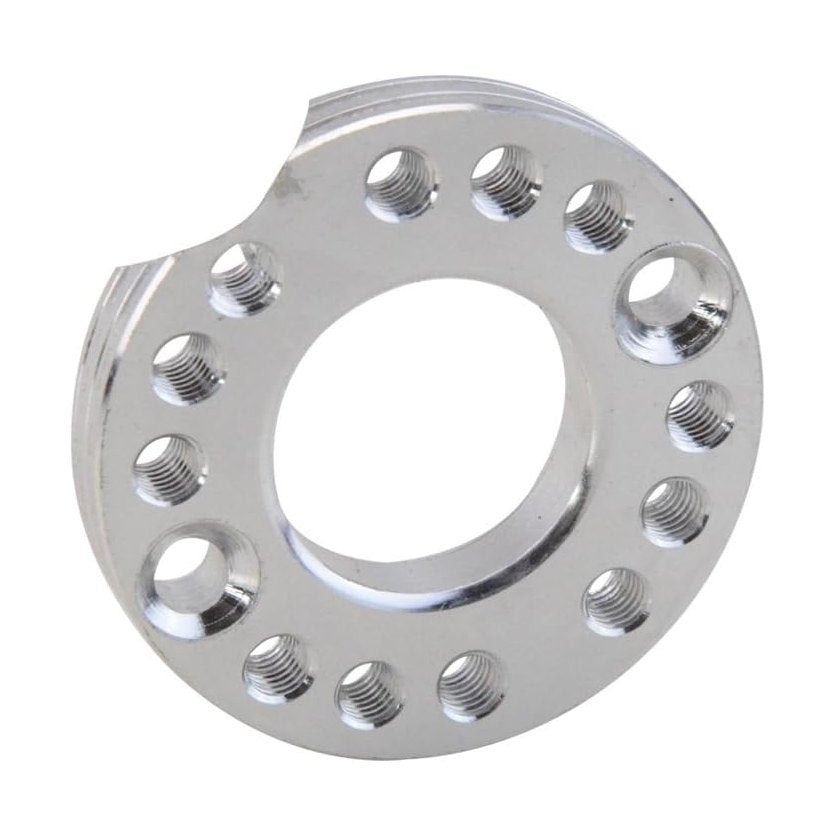 GOOFIT Silver 28mm Carburetor Spacer Adapater Intake Manifold Spinner Plate Replacement for 50cc 70cc 90cc 125cc Sunl Taotao NST Roketa ATV Quad Pit Bike
