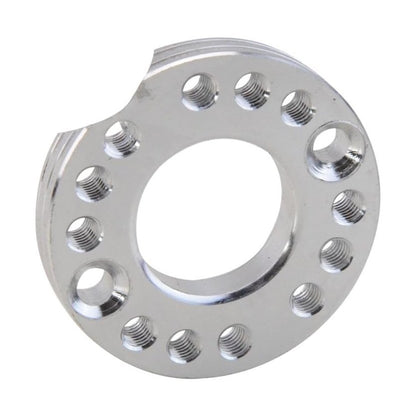 GOOFIT Silver 28mm Carburetor Spacer Adapater Intake Manifold Spinner Plate Replacement for 50cc 70cc 90cc 125cc Sunl Taotao NST Roketa ATV Quad Pit Bike