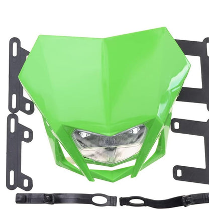 GOOFIT Sport Motorcycle Headlight Dirt Bike Head Lamp Motocross Replacement for XR CRF 150 230 450