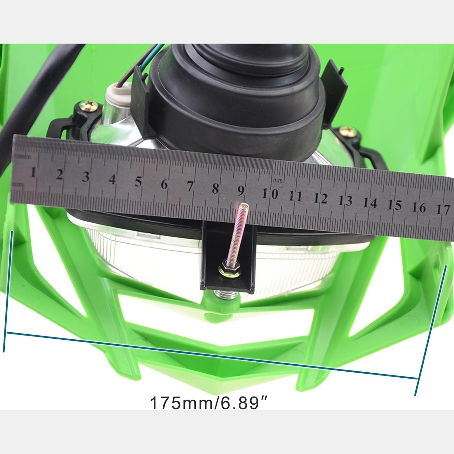 GOOFIT Sport Motorcycle Headlight Dirt Bike Head Lamp Motocross Replacement for XR CRF 150 230 450