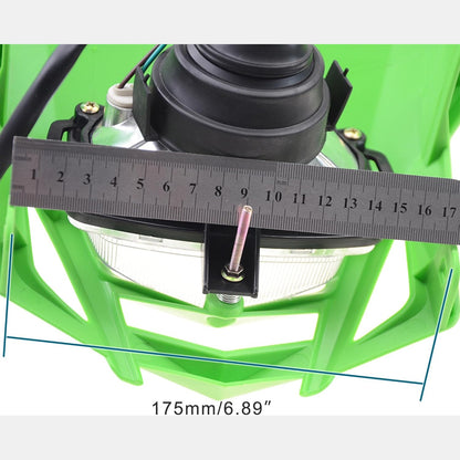 GOOFIT Sport Motorcycle Headlight Dirt Bike Head Lamp Motocross Replacement for XR CRF 150 230 450