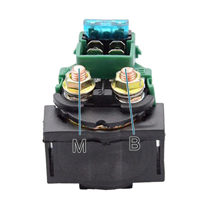 GOOFIT Starter Relay Solenoid with Fuse Replacement for Helix CN250 Elite CH250 Baja 250 ATV Go Kart Scooter