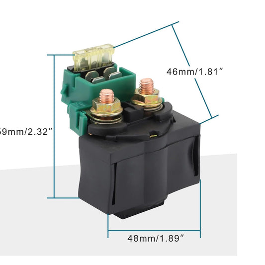 GOOFIT Starter Solenoid Relay Replacement for EL250 EN500 EX 250 ZX1000 ZX 1100 SUZUKI GS500 GSXR1100 SHADOW 1988-2007 CRF150 GL1100 GL1200 GL1500 GL500 VF1000 1100 VF500 750 VT 500 600 700
