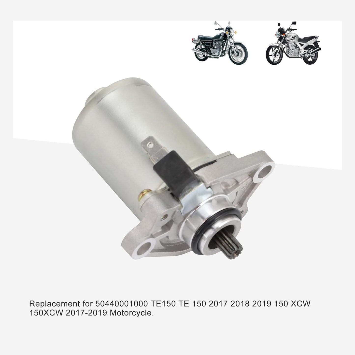 GOOFIT Starting Motor Electric Starter Replacement for 50440001000 TE150 TE 150 2017 2018 2019 150 XCW 150XCW 2017-2019 Motorcycle