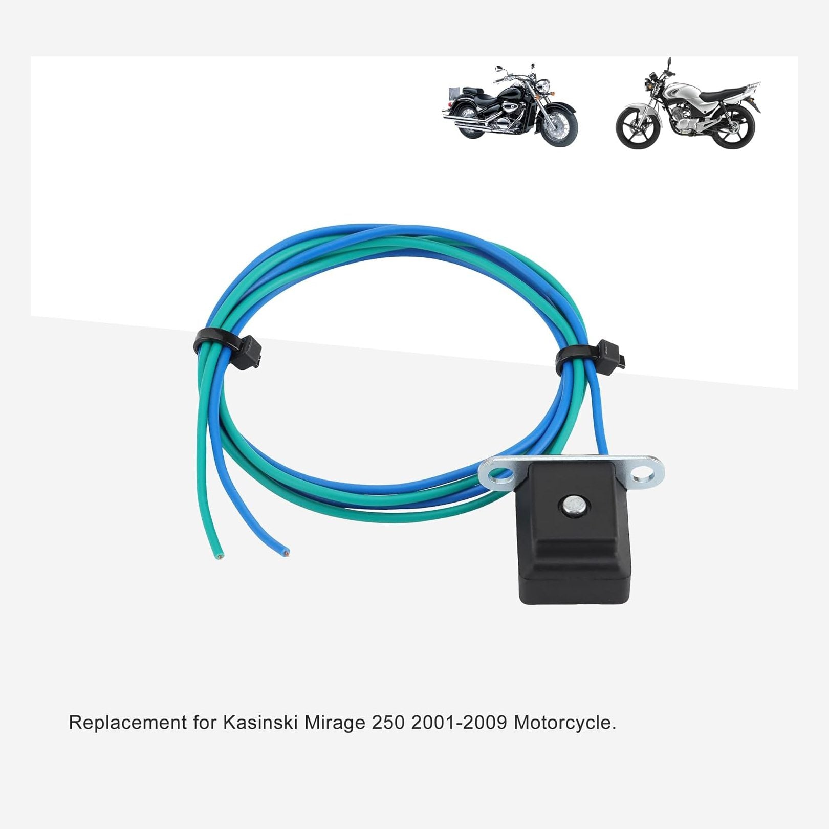 GOOFIT Stator Trigger Pickup Ignition Coil Replacement for Kasinski Mirage 250 2001-2009 Motorcycle