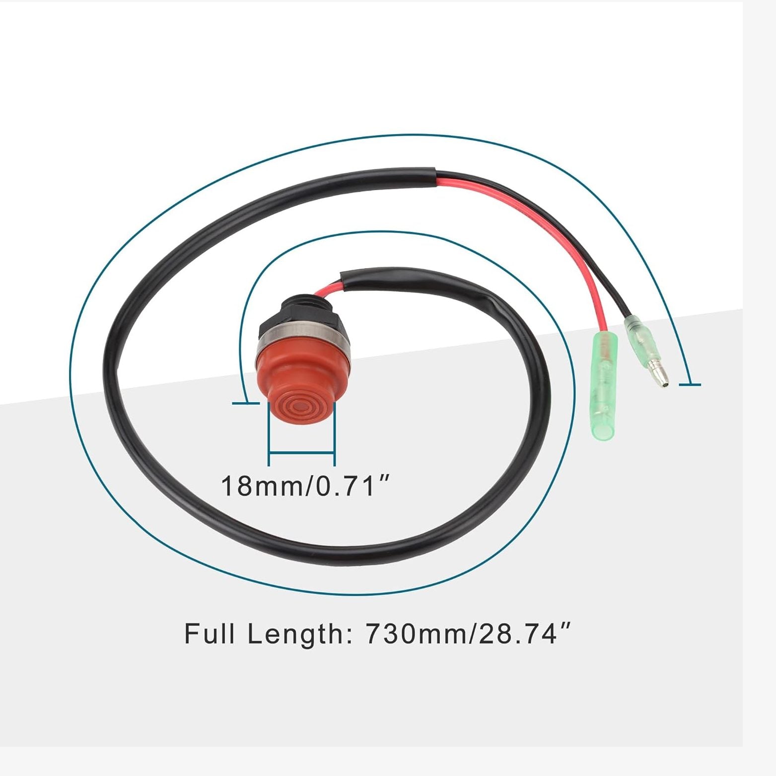 GOOFIT Stop Switch Assembly 6E0-82550-01-00 6L5-82550-00-00 6A0-82550-01-00 689-82550-01-00 6G9-82550-00-0 Replacement for Outboard Engine 2 stroke 4 stroke 3HP 4HP 5HP 25HP 1984-2002 Motor