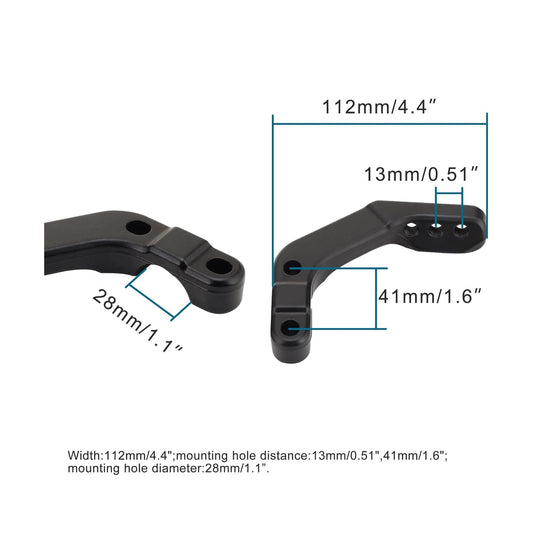 GOOFIT Universal 28mm Handlebar Bracket Handguard for Dirt Pit Bike