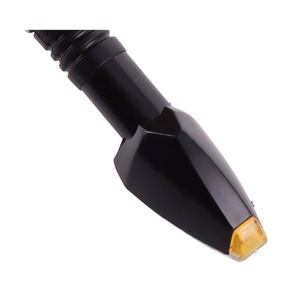 GOOFIT Universal 2pcs 12V Motorcycle Turn Signal Indicator Blinker 10 LED Lamp Replacement for Motorbike