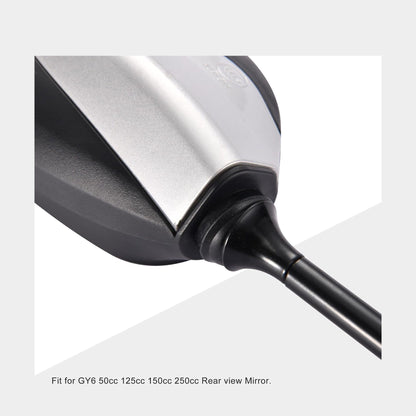 GOOFIT Universal 8mm Rear View Mirror for GY6 50cc 125cc 150cc 250cc Scooter Moped Motorcycle