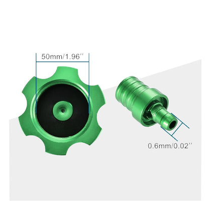 GOOFIT Universal Gas Tank Cap Valve Air Vent for Taotao Roketa Apollo SSR KLX110 TTR110 XR CRF50 50cc 70cc 90cc 110cc 125cc 250cc Dirt Bike Pit Bike Green