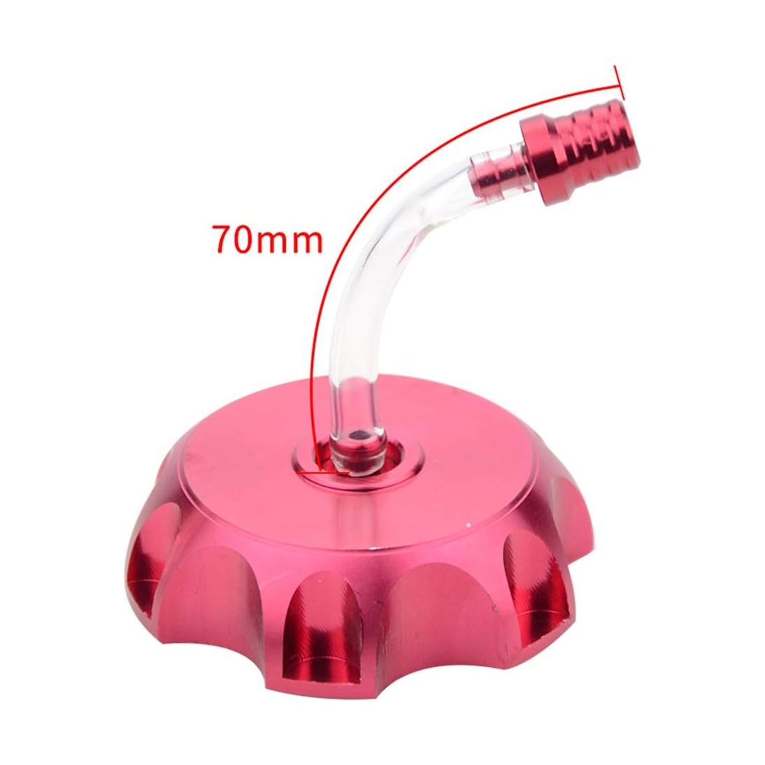 GOOFIT Universal Gas Tank Cap Valve Air Vent for Taotao Roketa Apollo SSR KLX110 TTR110 XR CRF50 70 80 110 Dirt Bike Pit Bike Red