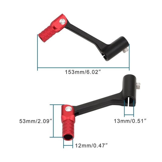 13mm CNC Aluminum Folding Gear Shifter for Motocross Dirt Pit Bike (5 Color Options) - goofitmoto