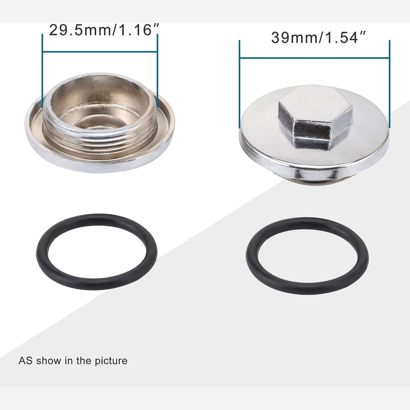 GOOFIT Valve Tappet Cover 30mm for 4 Stroke 50cc 70cc 90cc 110cc Scooter ATV Quad Pit Dirt Bike Go Kart Motorcycle