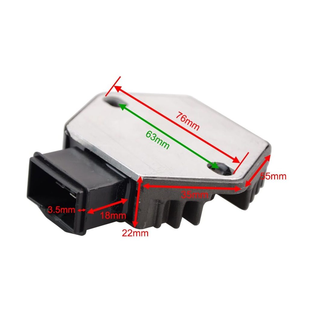 GOOFIT Voltage Regulator Rectifier Replacement for VT125 NT650 CBR600 CBR900 F XL1000 CB400 NSR250RR