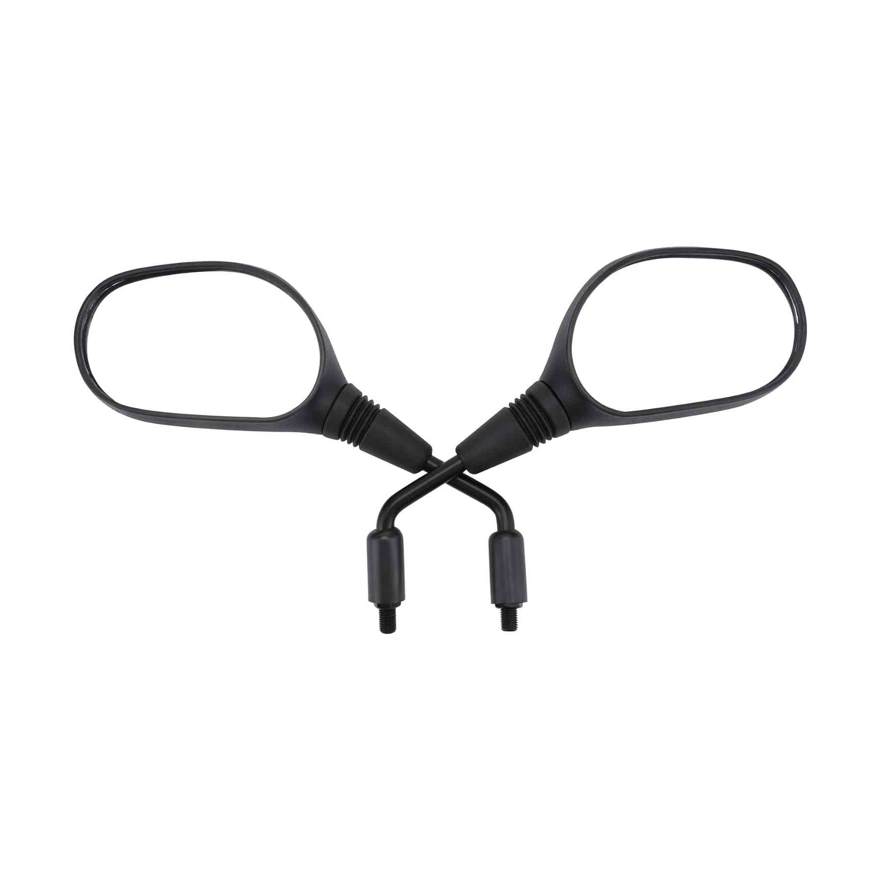 GOOFIT black Motorcycle Rear View Side 10mm M10 Mirror 360 Degrees Rotation Replacement for DVX400 UTV Moped ATV Scooter Large displacement Motorcycle