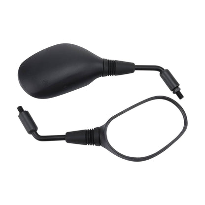 GOOFIT black Motorcycle Rear View Side 10mm M10 Mirror 360 Degrees Rotation Replacement for DVX400 UTV Moped ATV Scooter Large displacement Motorcycle