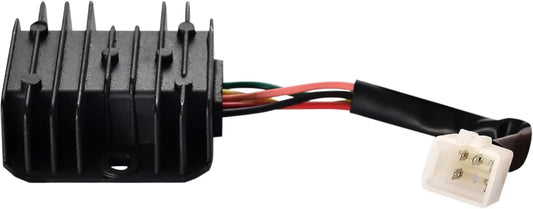 5 pin 12V AC full wave regulator rectifier with wiring for ATV or scooter