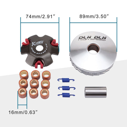 Variator & Tuning Kit for GY6 50cc 70cc 80cc 90cc (139QMB) Scooter ATV