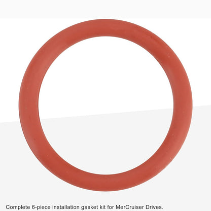 GOOFIT Quicksilver 94996Q2 Bell Housing Installation Gasket Kit Replacement for MerCruiser R MR and Alpha One Gen II Drives Rep Sierra 18-2619-1 18-2743 OEM:27-94996Q2 94996T2