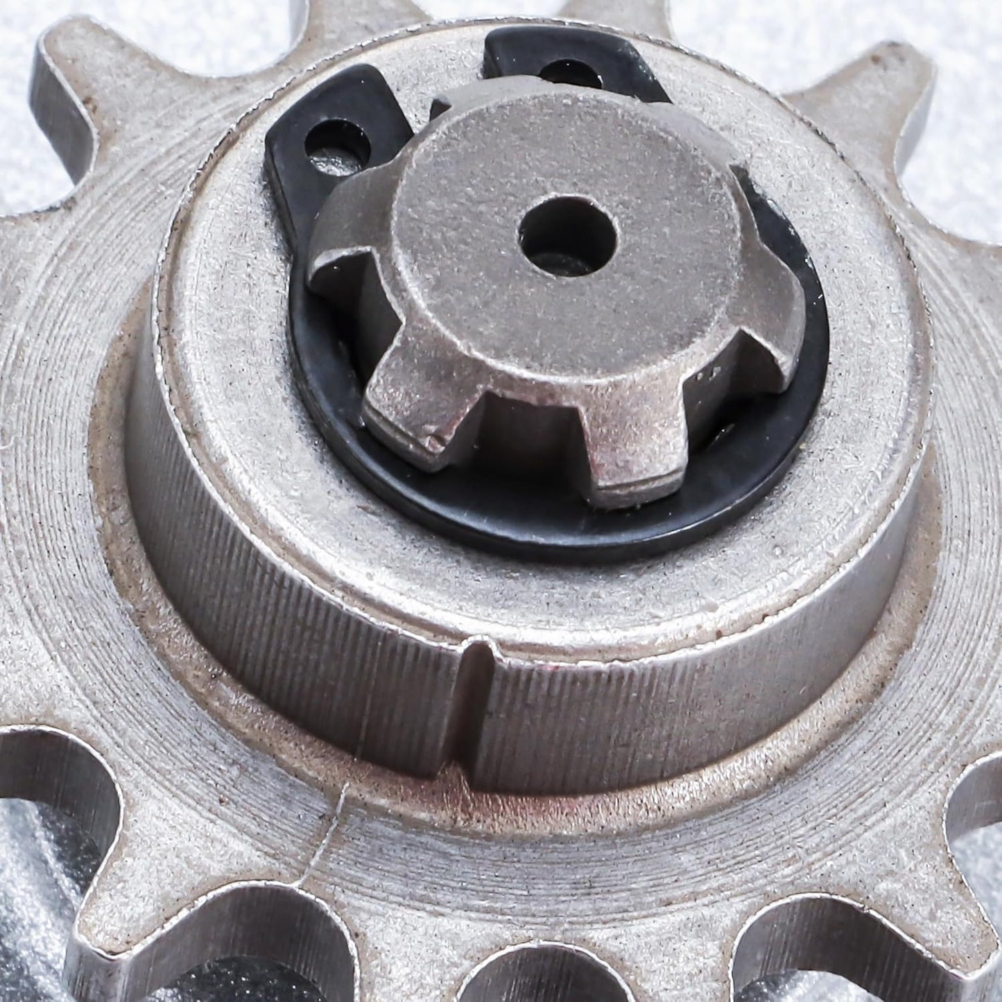 GOOFIT T8F 14 Tooth Sprocket Transmission single Chain Gearbox for 2 Stroke 33cc 34cc 47cc 49cc Engine Pocket Bike Dirt Bike Mini ATV Buggy Go kart Silver