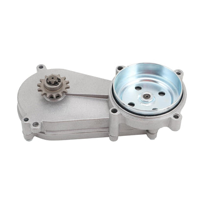 GOOFIT T8F 14 Tooth Sprocket Transmission single Chain Gearbox for 2 Stroke 33cc 34cc 47cc 49cc Engine Pocket Bike Dirt Bike Mini ATV Buggy Go kart Silver