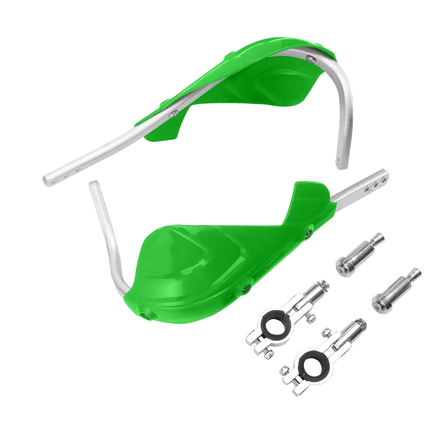 GOOFIT 7/8" Handlebar Hand Brush Guards Handguards Assy with Aluminium Alloy Lever Replacement for Suzuki Motocross Motorcycle Off-road Pit Dirt Bike ATV Green