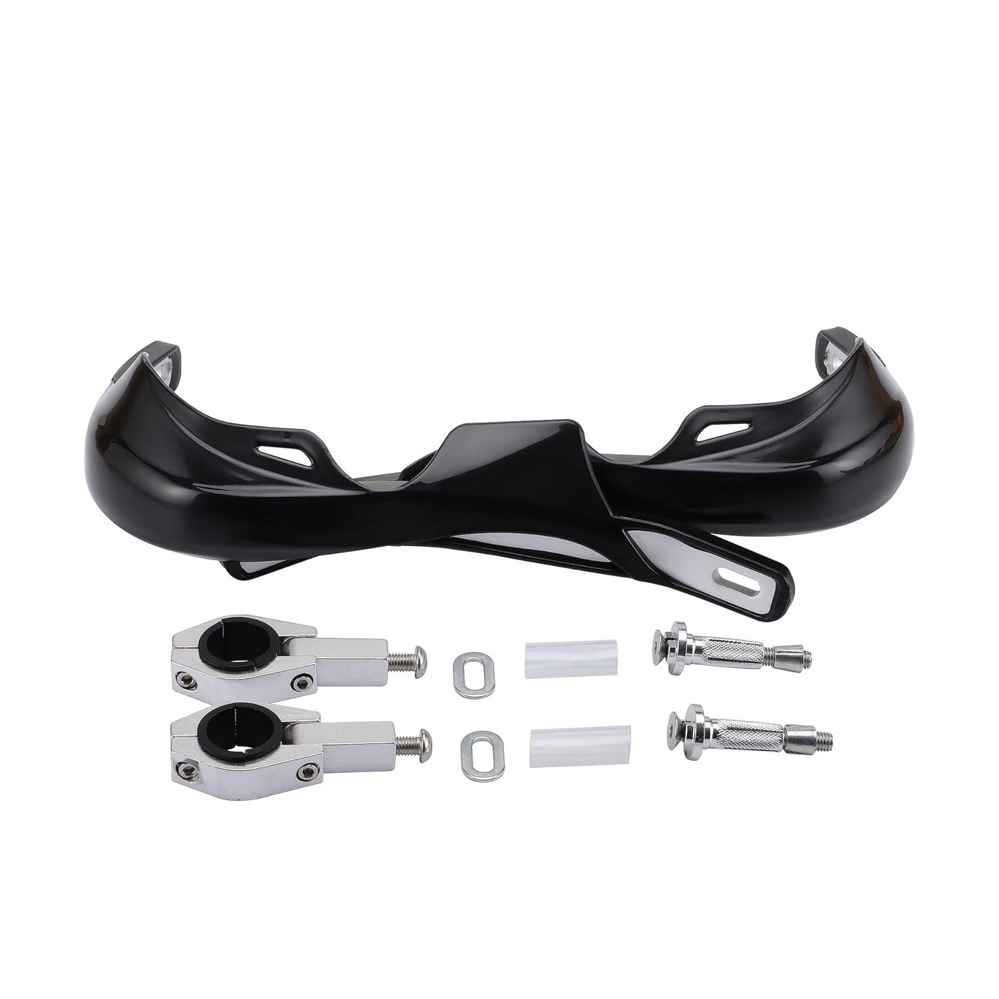 GOOFIT 1" Aluminium Alloy Handlebar Hand Brush Guards Protector Handguards Kit Replacement forMotocross Motorcycle Off-Road Pit Dirt Bike ATV Black