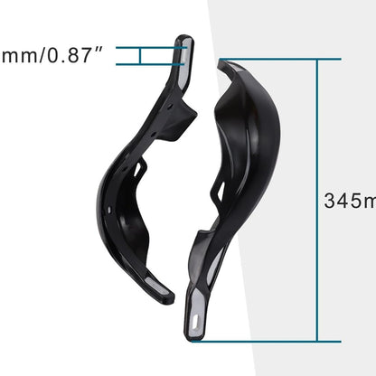 GOOFIT 1" Aluminium Alloy Handlebar Hand Brush Guards Protector Handguards Kit Replacement forMotocross Motorcycle Off-Road Pit Dirt Bike ATV Black