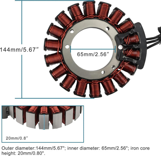 Harley-Davidson Milwaukee-Eight Touring FXDR Stator 2017–2024 | 29900042A