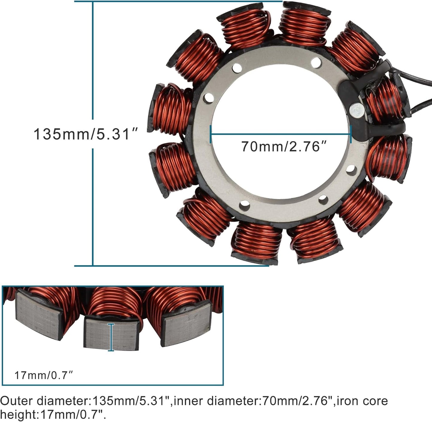 Harley Sportster 883 1200 32A Stator 1989–1999 | 29970-88