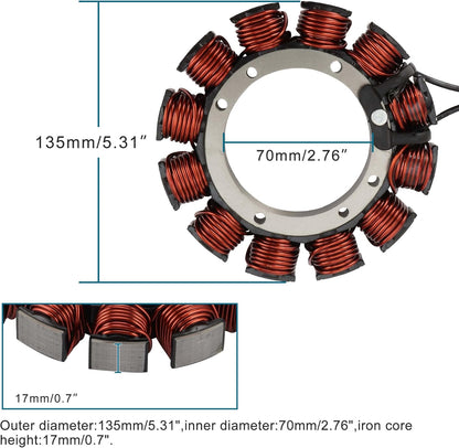 Harley Sportster 883 1200 32A Stator 1989–1999 | 29970-88