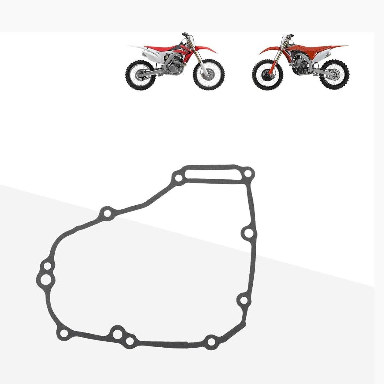 GOOFIT Motorcycle Engine Crankcase Cover Gasket Replacement for CRF450R 2009-2016 11191-MEN-A30 11191-MEN-A40 11191-MEN-A41