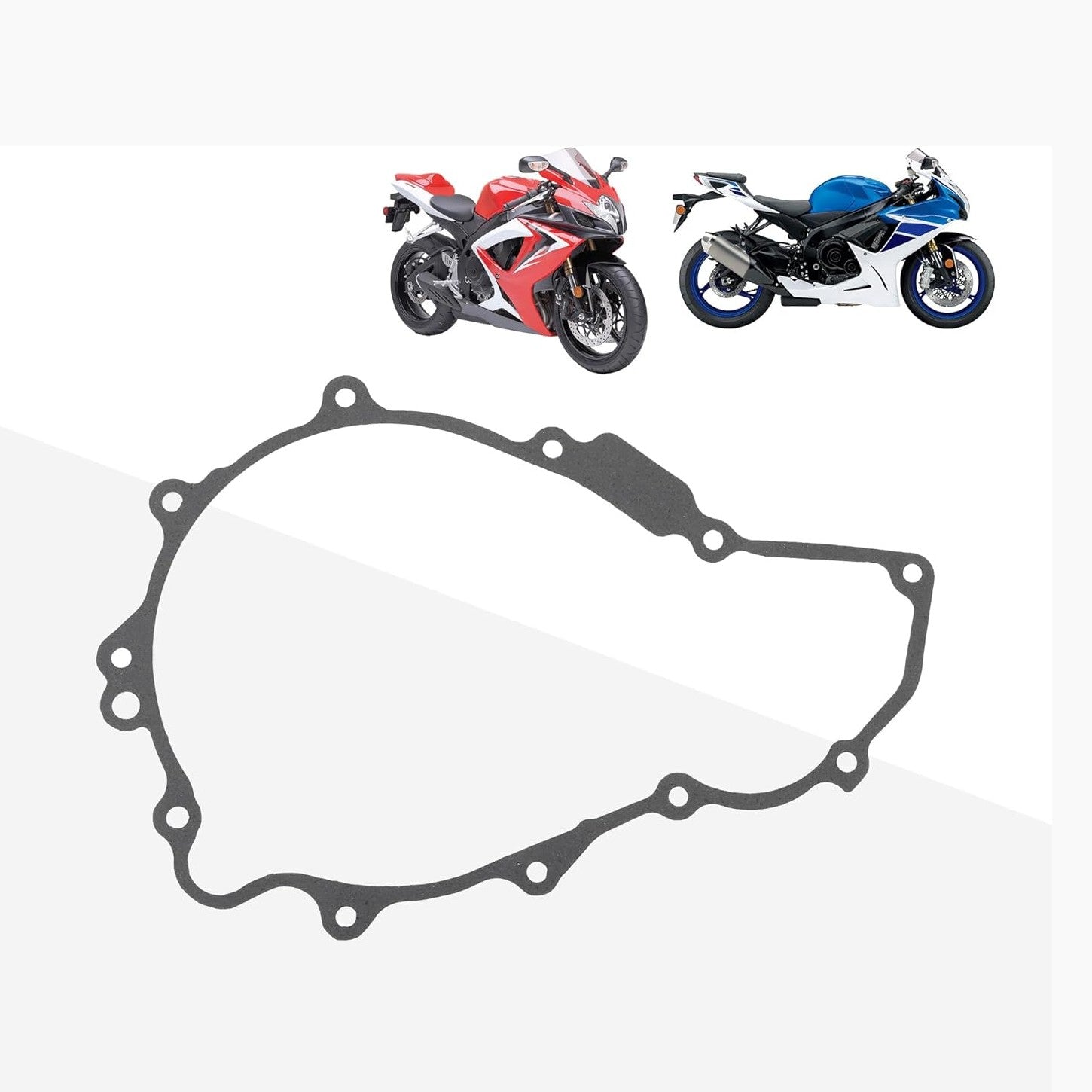 GOOFIT Motorcycle Engine Left Crankcase Cover Gasket Replacement for CB1300 X-4 SC38 1997-1999 CB1300 SC54E 2003-2013 CTX1300 SC74A 2015-2016 11322-MAZ-000 11322-MFV-000