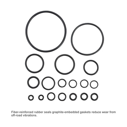 GOOFIT Gasket and Valve Oil Seal Kit Replacement for YZ450F 2003-2005 WR450R 2003-2004 2006 YFZ450R 2004-2005 AHL Motorcycle