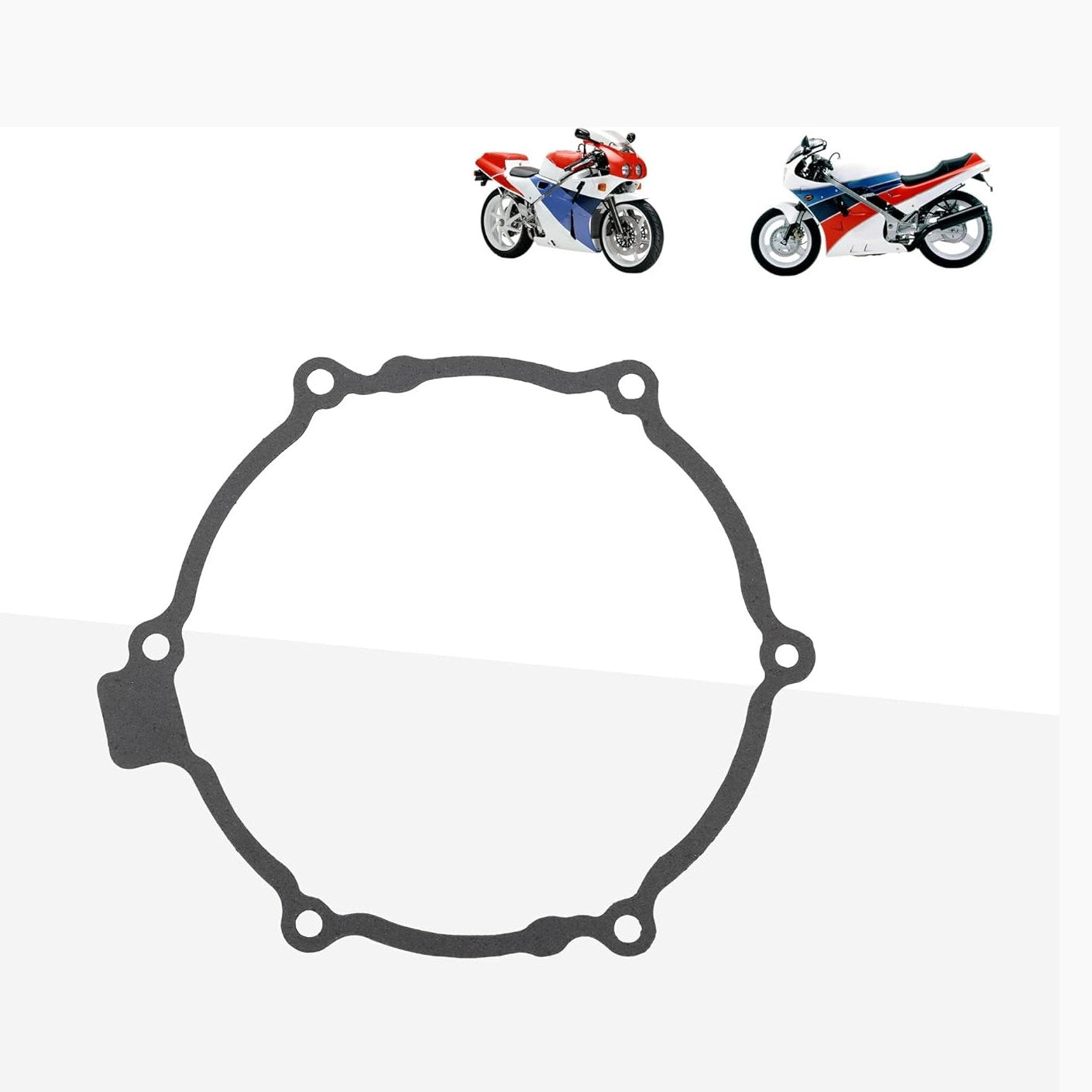 GOOFIT Motorcycle Stator Magneto Generator Cover Gasket Replacement for VFR400 NC21/24/30/35 86-96 11636-ML0-000