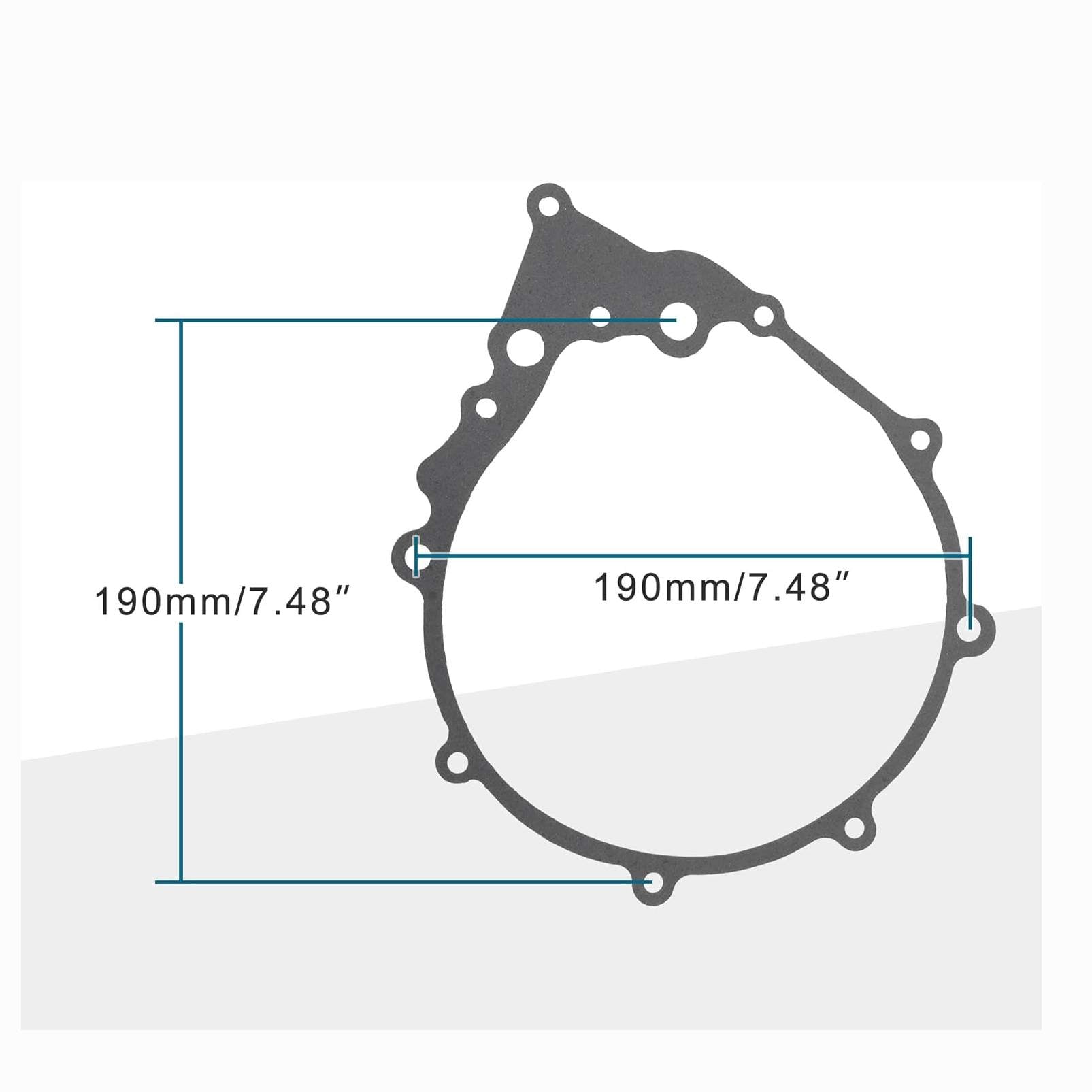 GOOFIT Motorcycle Stator Cover Generator Gasket Replacement for XR600R XR600 R XR 600 R 1985-2000