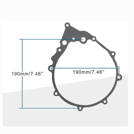 GOOFIT Motorcycle Stator Cover Generator Gasket Replacement for XR600R XR600 R XR 600 R 1985-2000