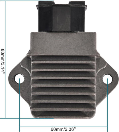 Motorcycle regulator rectifier for Honda CB400 and other models, 80mm by 60mm size