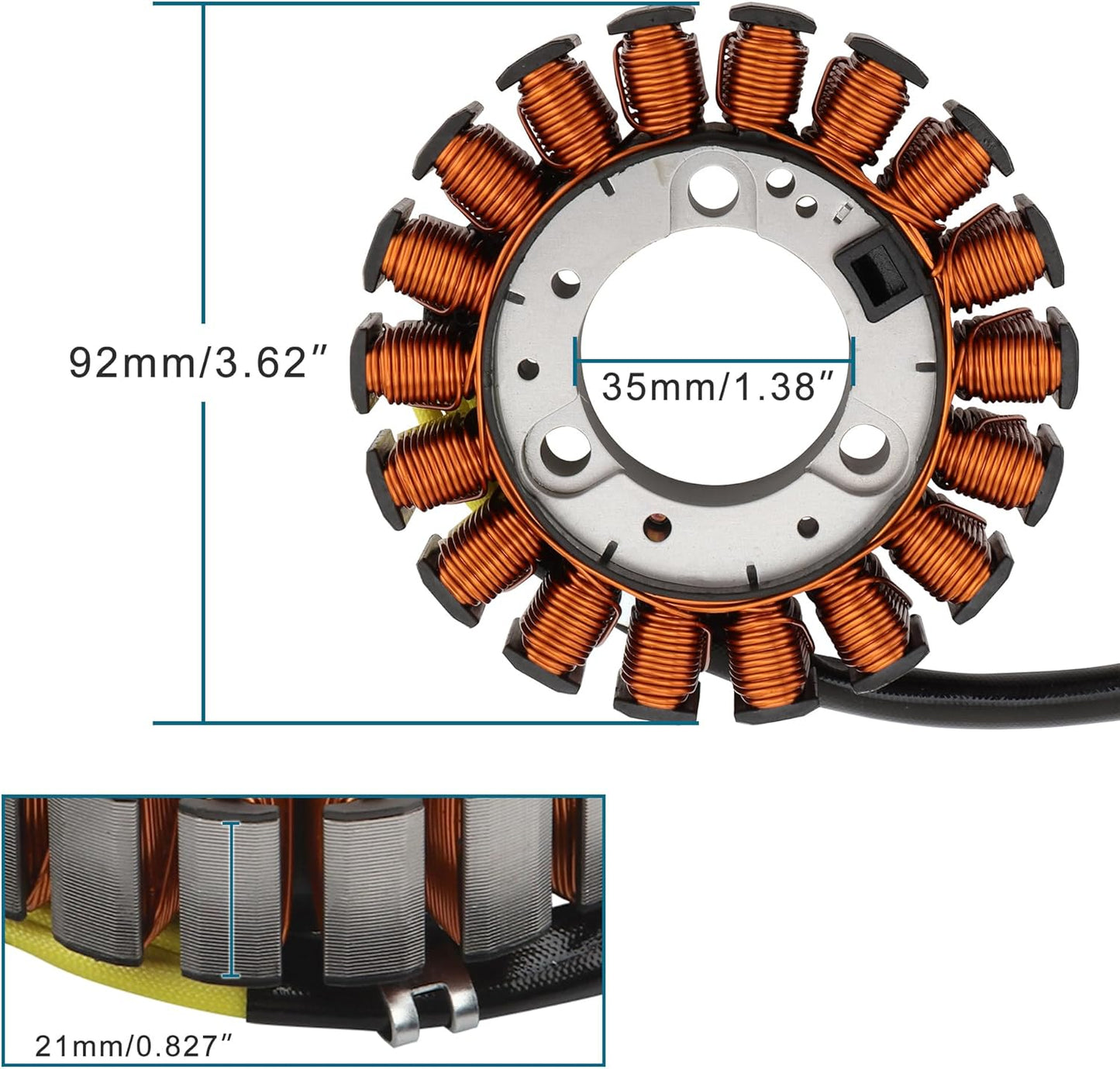 Honda CBR125R CBR150R Magnetstator 2011–2018 | 31120-KPP-T01
