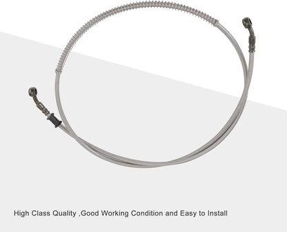 61" Hydraulic Brake Oil Hose Line with 10mm Banjo Ends for Motorcycle Pit Dirt Bike